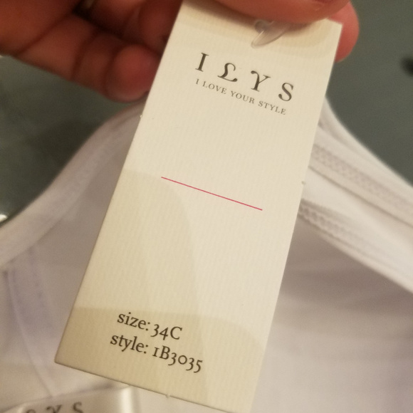 NWT I Love Your Style Soft Bra - White - Picture 6 of 7